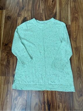 J. Jill Mint Speckled Knit Tunic Sweater - Size Small